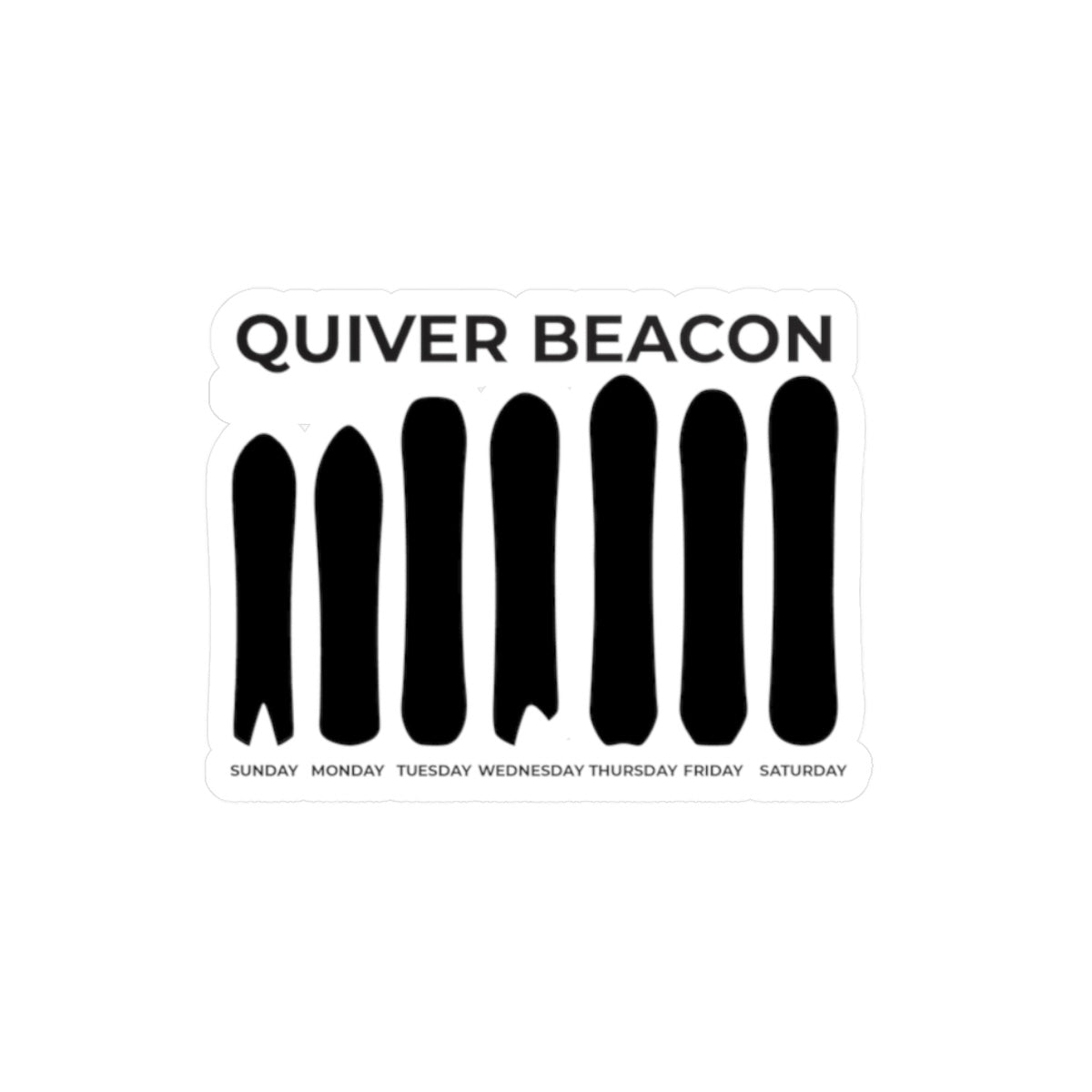 Quiver Beacon 7 Days Vinyl Sticker